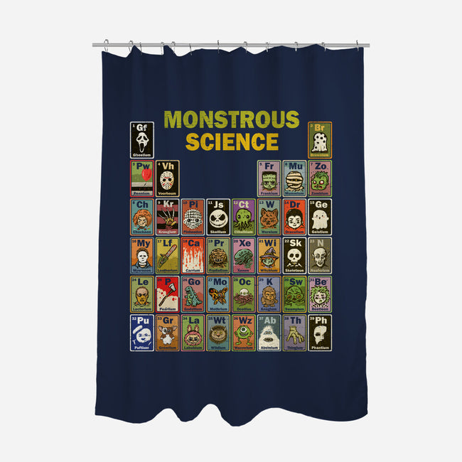 Monstrous Science-None-Polyester-Shower Curtain-kg07