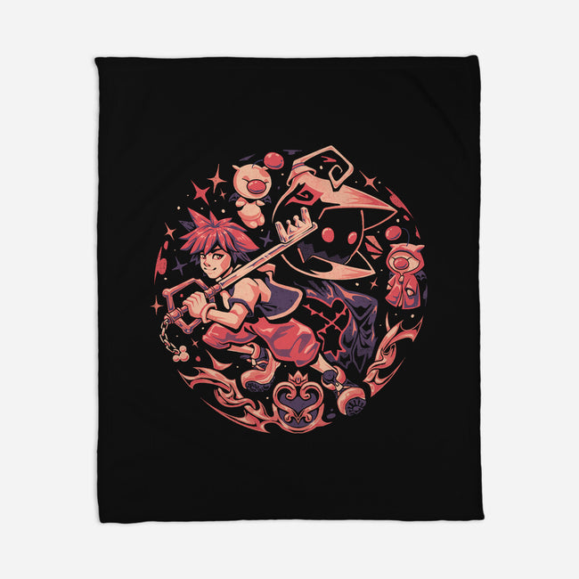 Hearts In Balance-None-Fleece-Blanket-eduely