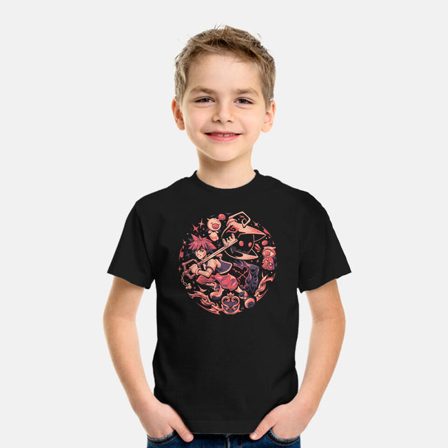 Hearts In Balance-Youth-Basic-Tee-eduely