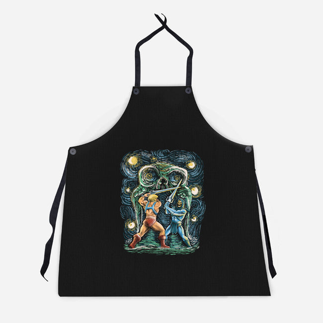 Starry Masters-Unisex-Kitchen-Apron-zascanauta