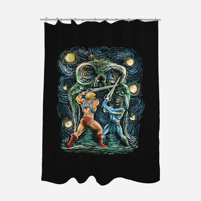 Starry Masters-None-Polyester-Shower Curtain-zascanauta