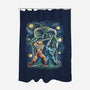 Starry Masters-None-Polyester-Shower Curtain-zascanauta
