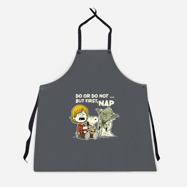 But First Nap-Unisex-Kitchen-Apron-P1yu5h