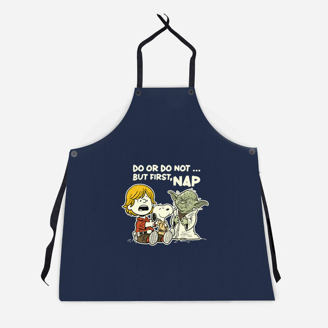 But First Nap-Unisex-Kitchen-Apron-P1yu5h