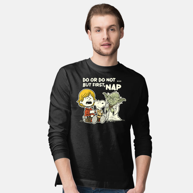 But First Nap-Mens-Long Sleeved-Tee-P1yu5h