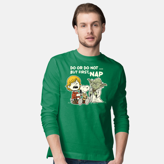 But First Nap-Mens-Long Sleeved-Tee-P1yu5h