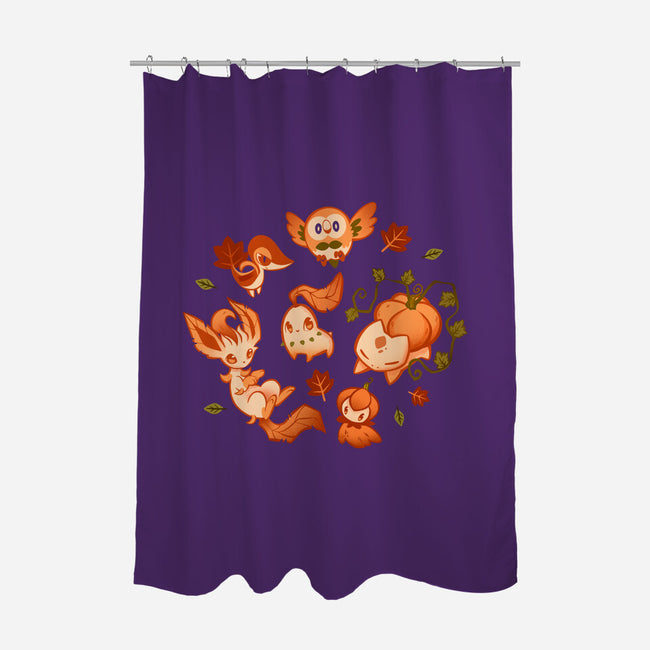 Autumn Type-None-Polyester-Shower Curtain-ricolaa