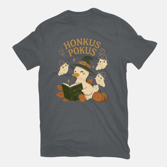 Honkus Pokus-Womens-Fitted-Tee-ricolaa