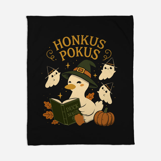Honkus Pokus-None-Fleece-Blanket-ricolaa