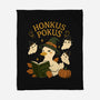 Honkus Pokus-None-Fleece-Blanket-ricolaa