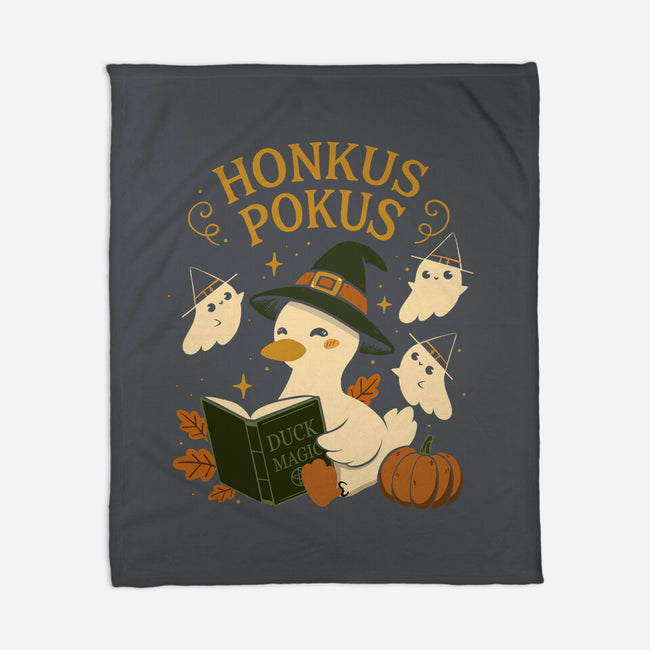 Honkus Pokus-None-Fleece-Blanket-ricolaa