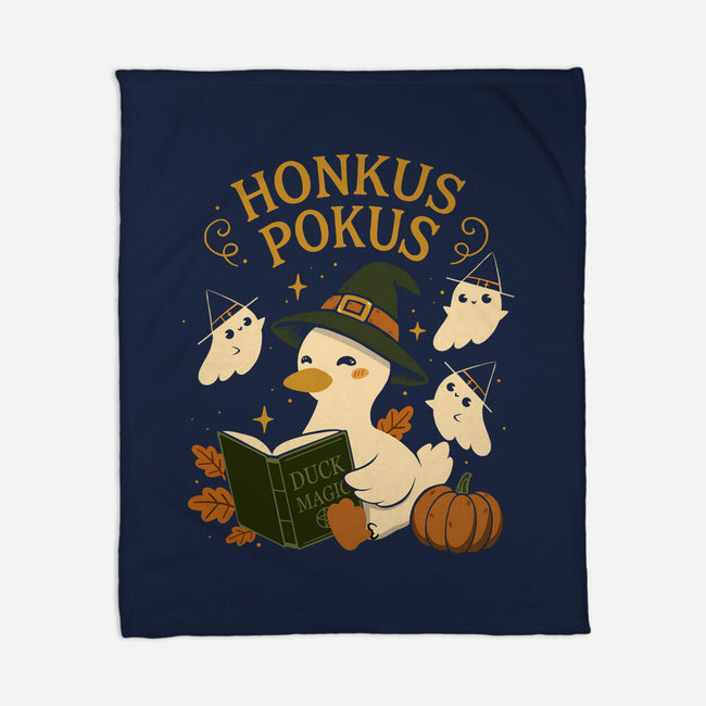 Honkus Pokus-None-Fleece-Blanket-ricolaa