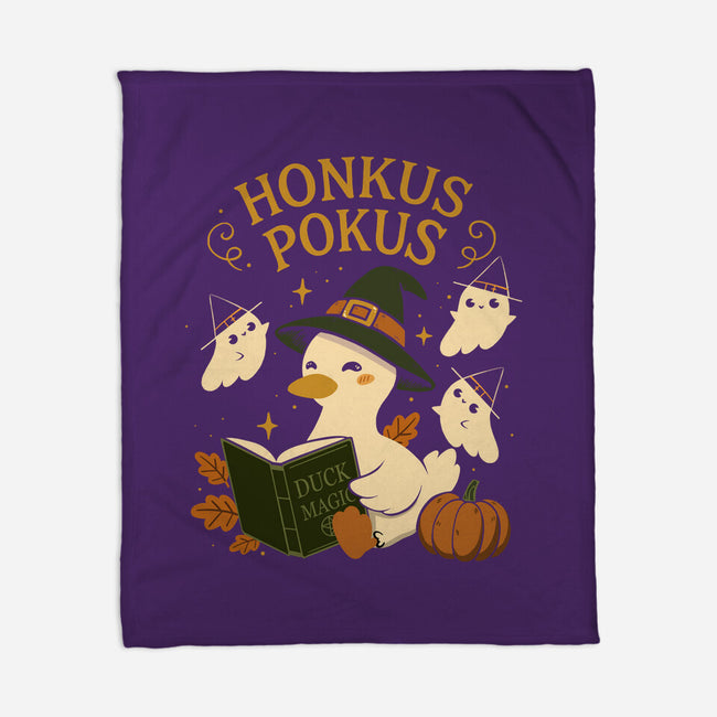 Honkus Pokus-None-Fleece-Blanket-ricolaa