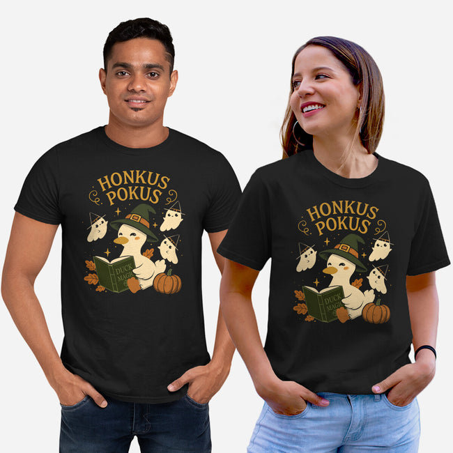 Honkus Pokus-Unisex-Basic-Tee-ricolaa