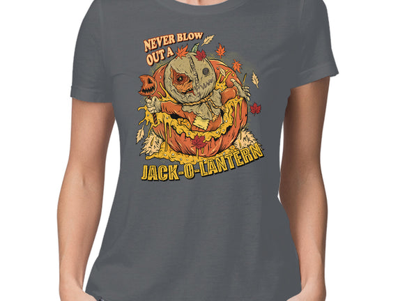 Never Blow Out A Jack-O-Lantern