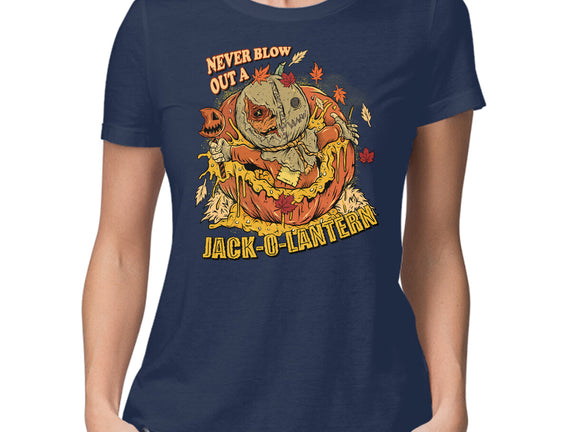 Never Blow Out A Jack-O-Lantern
