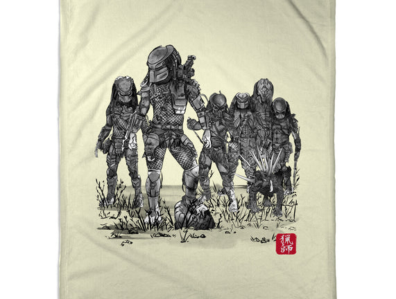Seven Hunters Sumi-e
