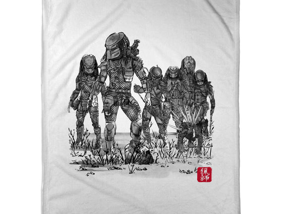 Seven Hunters Sumi-e