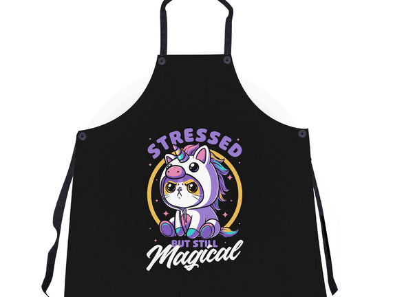 Stressed Cute Cat Unicorn