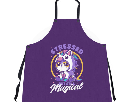 Stressed Cute Cat Unicorn