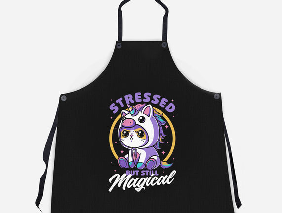 Stressed Cute Cat Unicorn
