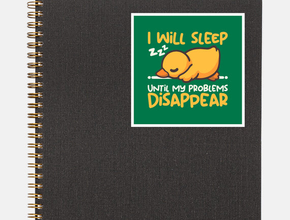 Sleeping Duck With Problems