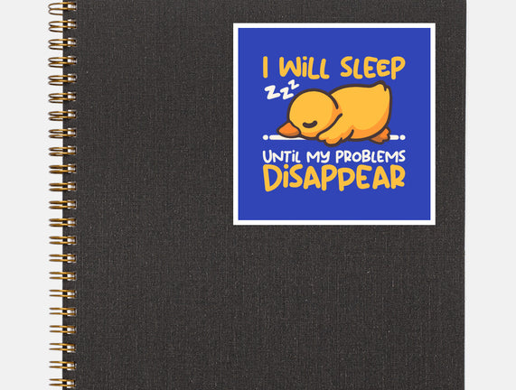 Sleeping Duck With Problems