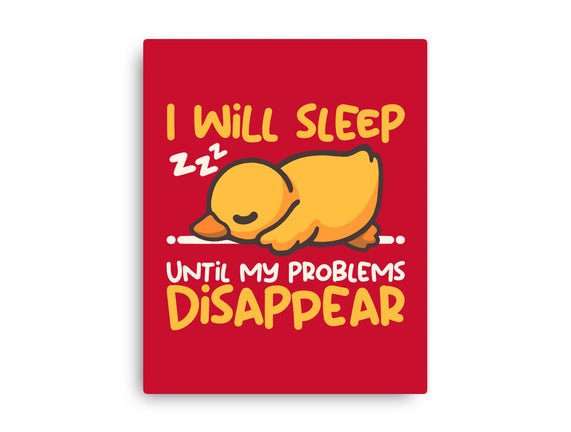 Sleeping Duck With Problems