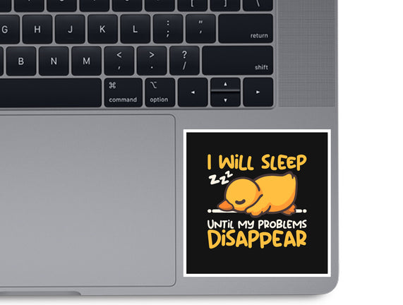 Sleeping Duck With Problems