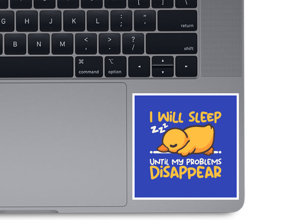 Sleeping Duck With Problems