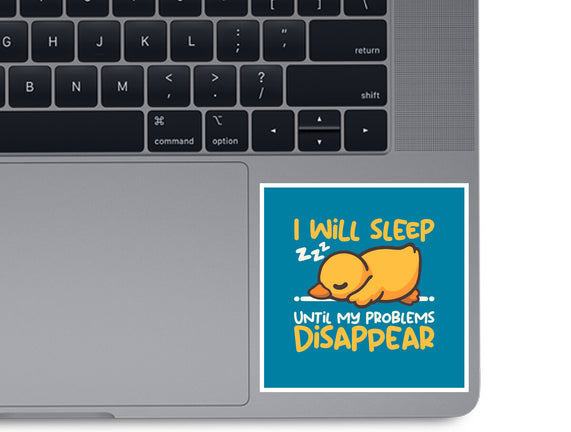 Sleeping Duck With Problems
