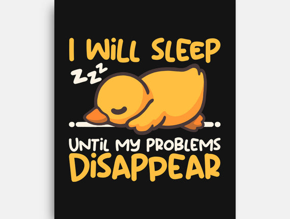 Sleeping Duck With Problems