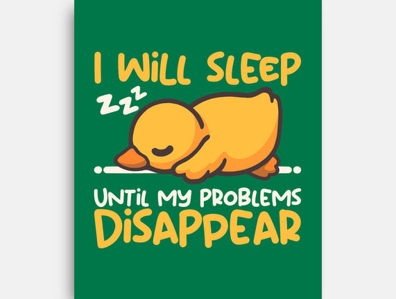 Sleeping Duck With Problems