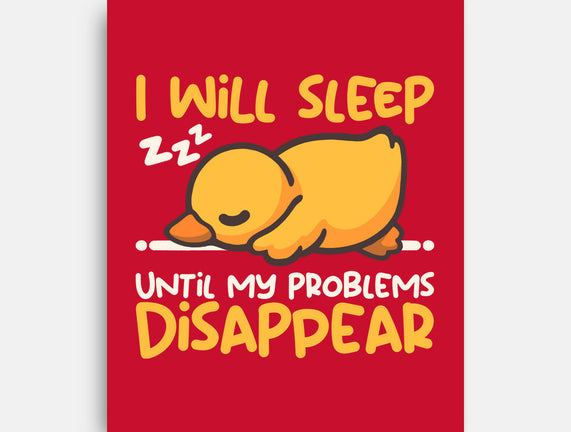Sleeping Duck With Problems