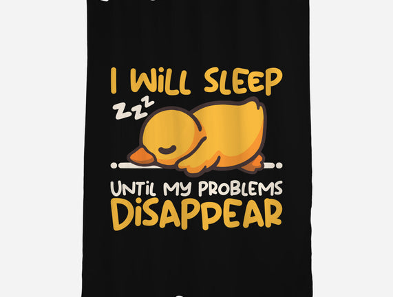 Sleeping Duck With Problems
