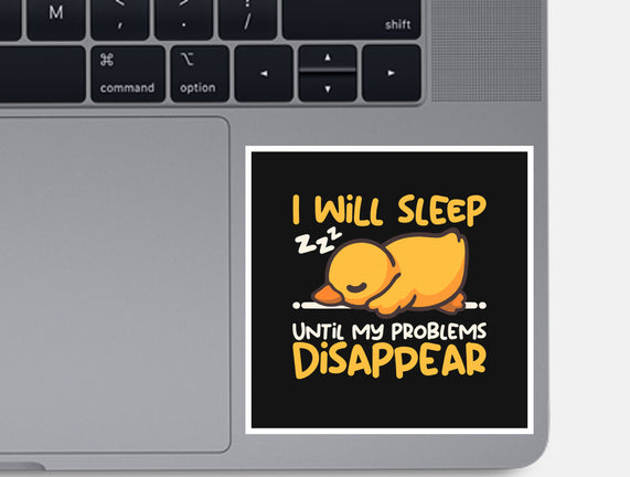 Sleeping Duck With Problems