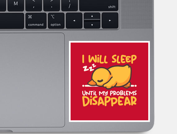 Sleeping Duck With Problems