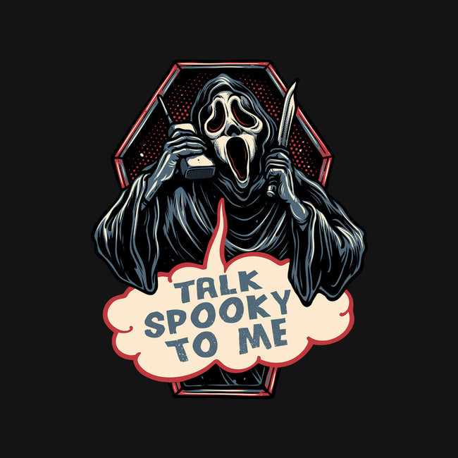Talk Spooky To Me-Mens-Basic-Tee-glitchygorilla