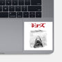 Jaws Sumi-e-None-Glossy-Sticker-DrMonekers