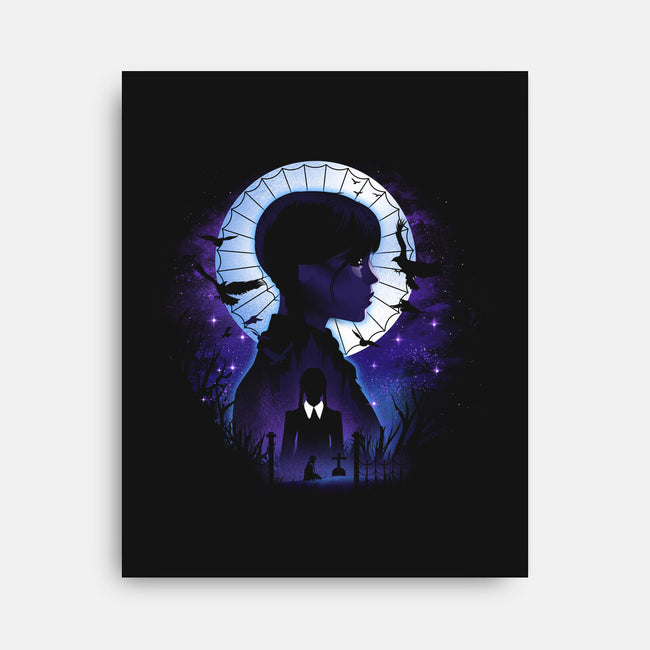 Nevermore Night Landscape-None-Stretched-Canvas-dandingeroz