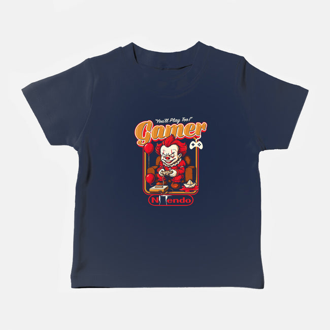 Killer Gamer-Baby-Basic-Tee-AlemaArt