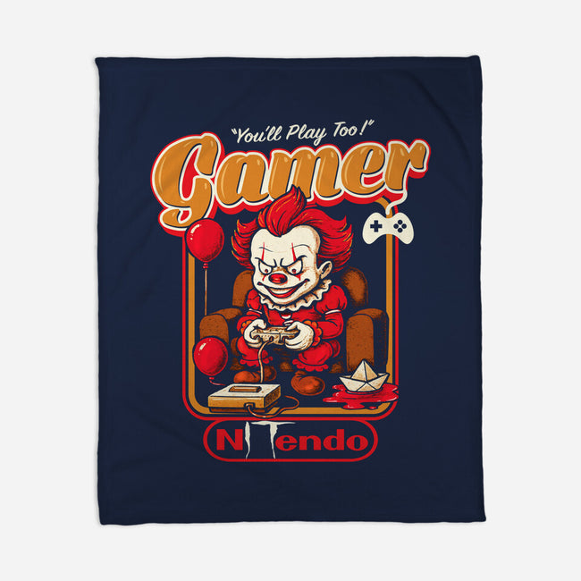 Killer Gamer-None-Fleece-Blanket-AlemaArt