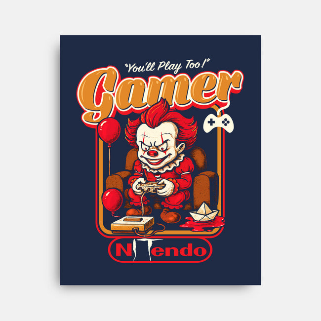 Killer Gamer-None-Stretched-Canvas-AlemaArt