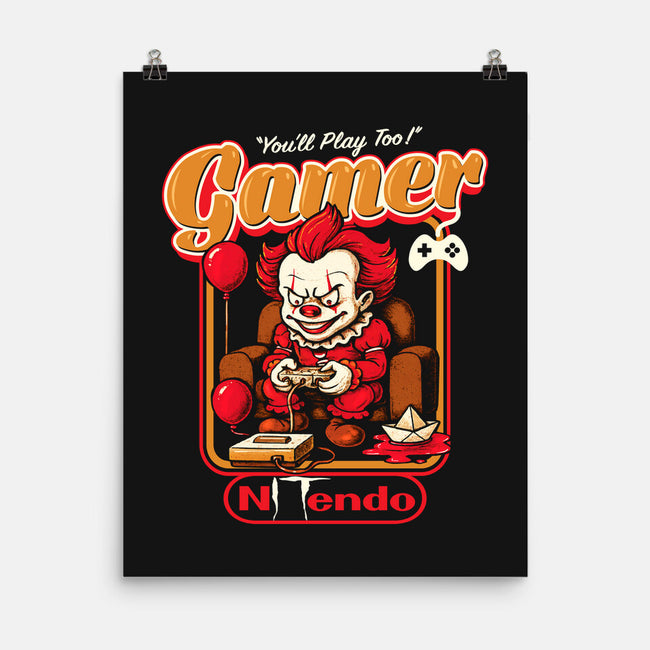 Killer Gamer-None-Matte-Poster-AlemaArt