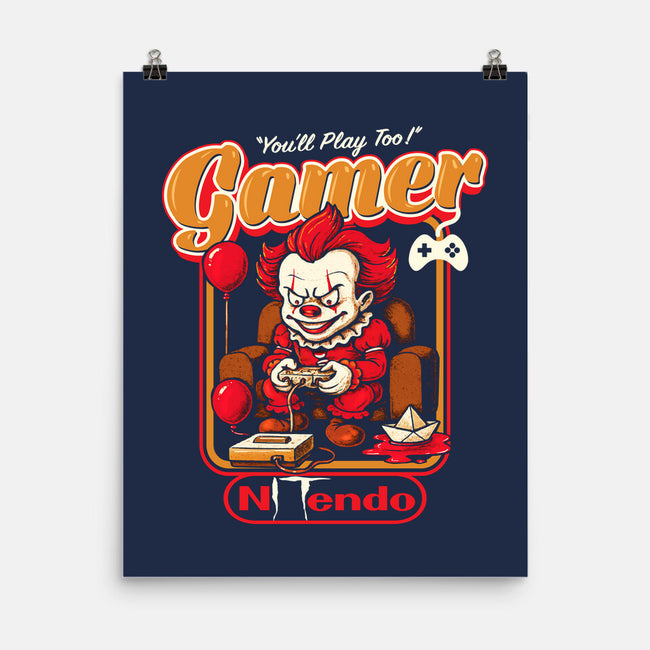 Killer Gamer-None-Matte-Poster-AlemaArt