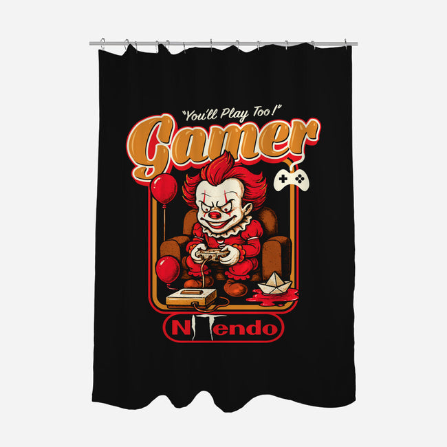 Killer Gamer-None-Polyester-Shower Curtain-AlemaArt