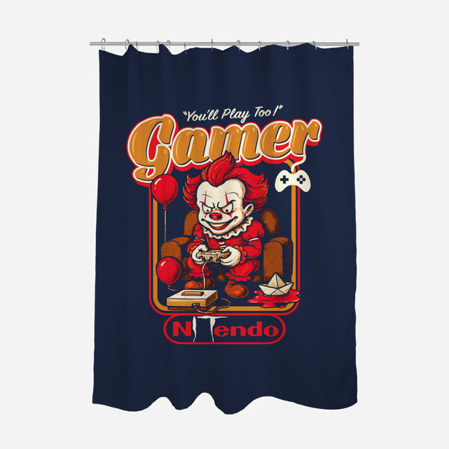 Killer Gamer-None-Polyester-Shower Curtain-AlemaArt