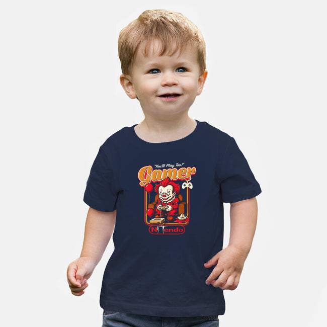 Killer Gamer-Baby-Basic-Tee-AlemaArt