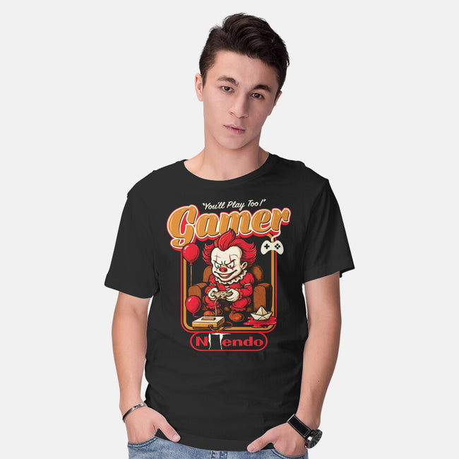Killer Gamer-Mens-Basic-Tee-AlemaArt