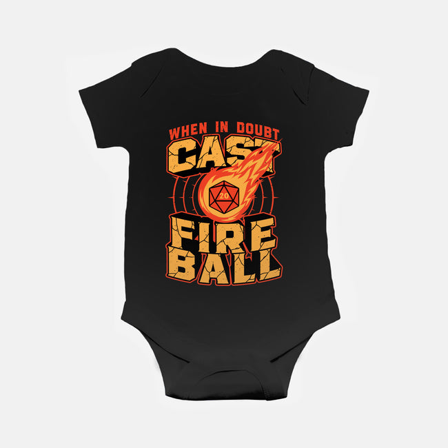 RPG Cast Fireball Quote-Baby-Basic-Onesie-Studio Mootant
